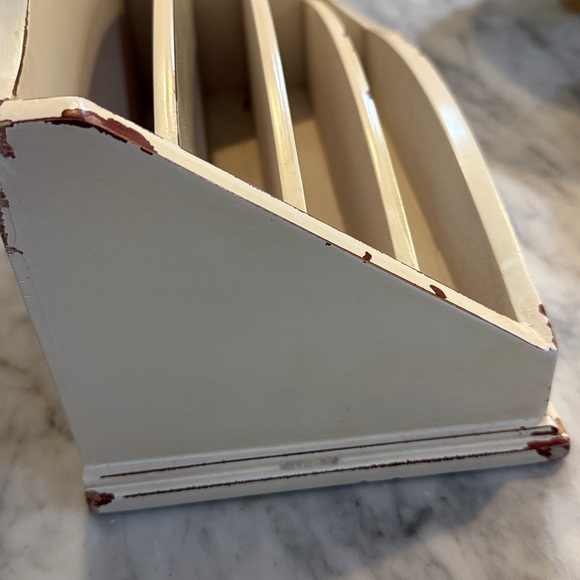 Vintage Style Cream Letter Organizer - Picture 5 of 9